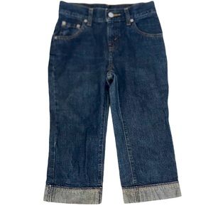 Levi’s kids size 8 Cuffed Blue Jeans